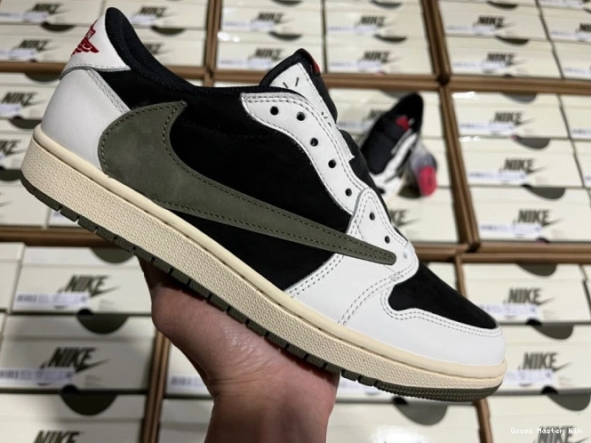 Travis OG DZ4137-106 x Air Jordan Retro Air 1 Olive Low Scott Jordan 0623